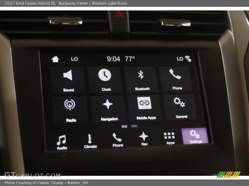 Burgundy Velvet / Medium Light Stone 2017 Ford Fusion Hybrid SE