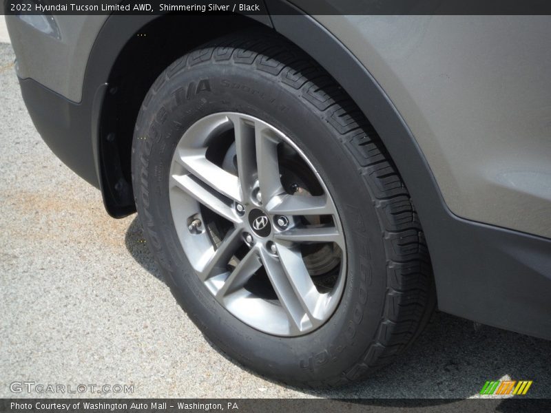 Shimmering Silver / Black 2022 Hyundai Tucson Limited AWD