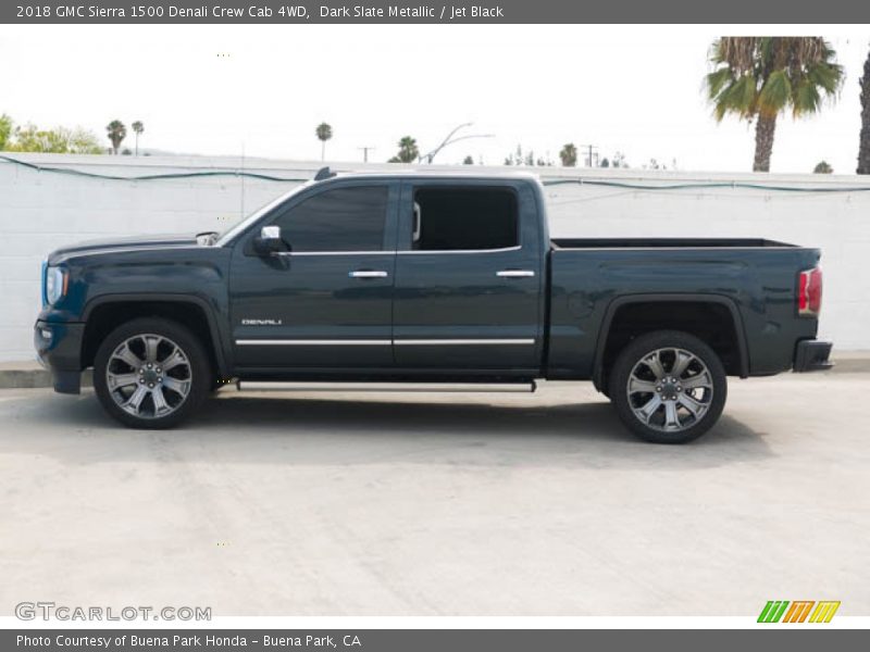 Dark Slate Metallic / Jet Black 2018 GMC Sierra 1500 Denali Crew Cab 4WD