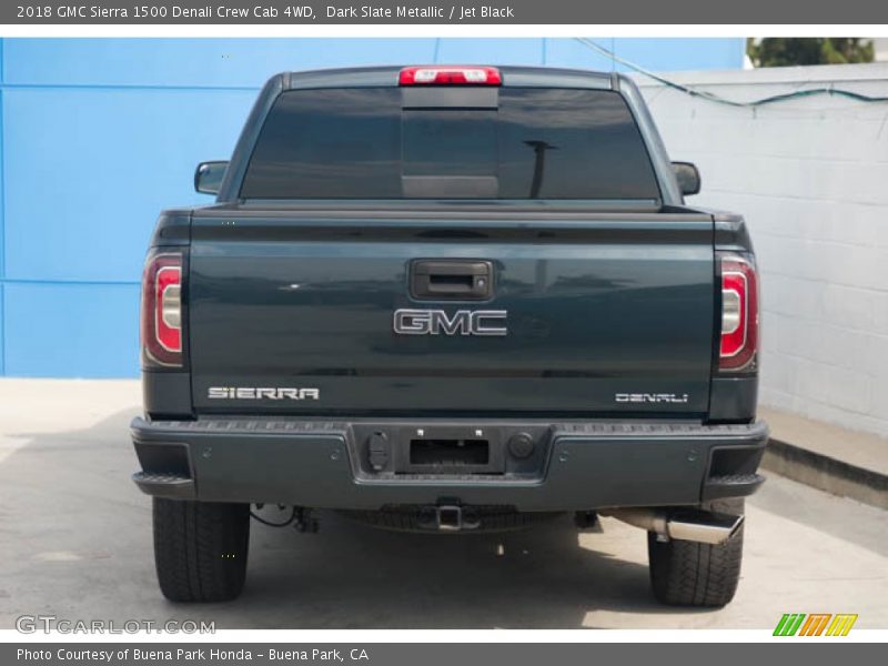 Dark Slate Metallic / Jet Black 2018 GMC Sierra 1500 Denali Crew Cab 4WD