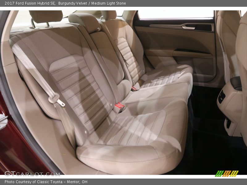 Burgundy Velvet / Medium Light Stone 2017 Ford Fusion Hybrid SE