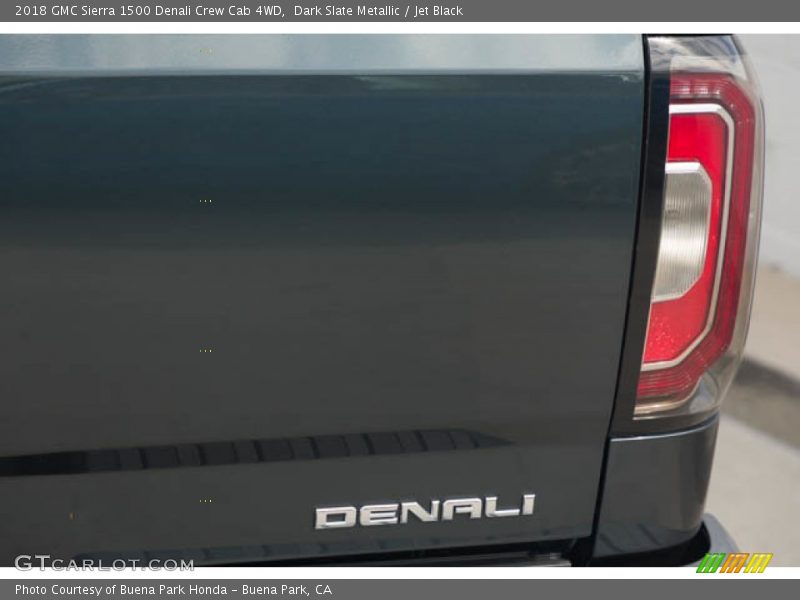 Dark Slate Metallic / Jet Black 2018 GMC Sierra 1500 Denali Crew Cab 4WD