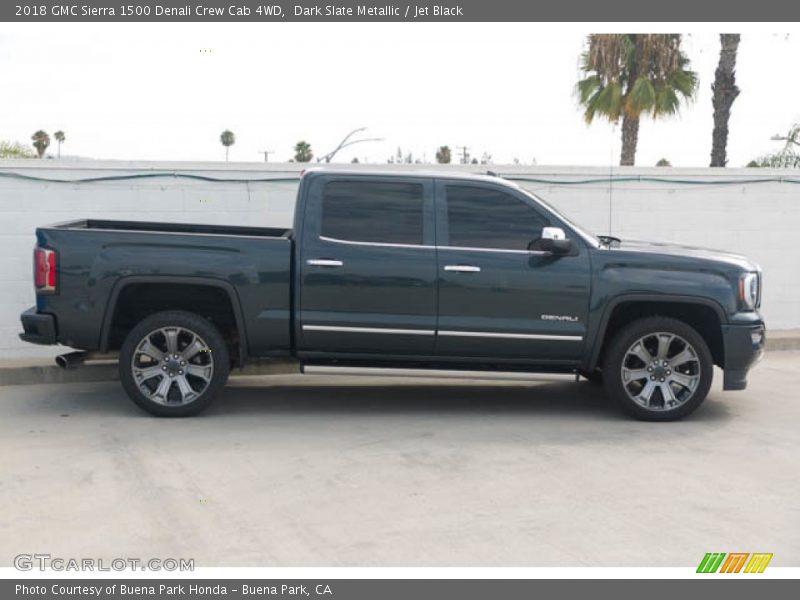 Dark Slate Metallic / Jet Black 2018 GMC Sierra 1500 Denali Crew Cab 4WD