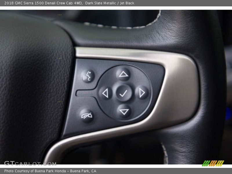 Dark Slate Metallic / Jet Black 2018 GMC Sierra 1500 Denali Crew Cab 4WD