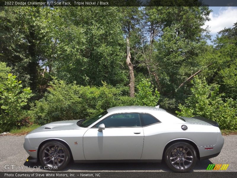 Triple Nickel / Black 2022 Dodge Challenger R/T Scat Pack