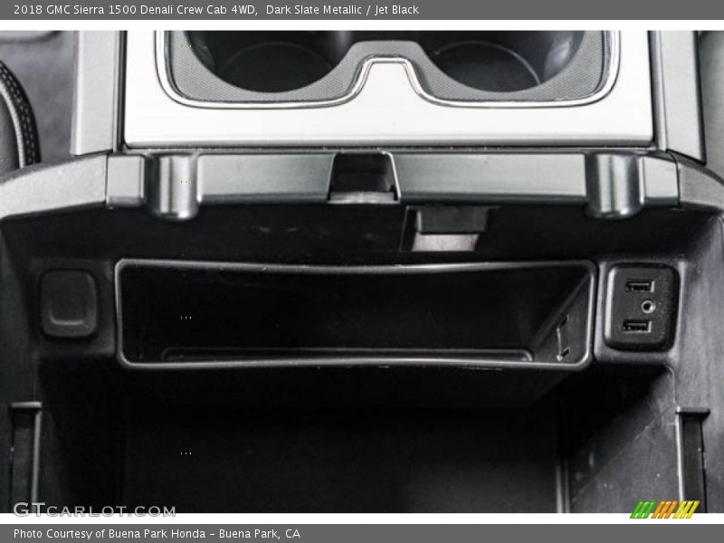 Dark Slate Metallic / Jet Black 2018 GMC Sierra 1500 Denali Crew Cab 4WD