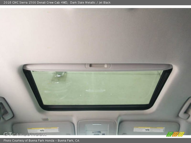 Dark Slate Metallic / Jet Black 2018 GMC Sierra 1500 Denali Crew Cab 4WD