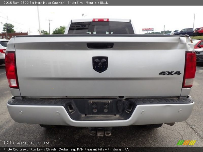 Bright Silver Metallic / Black 2018 Ram 2500 Big Horn Mega Cab 4x4