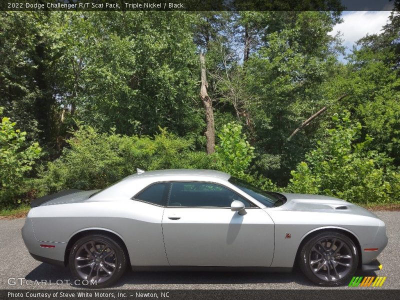 Triple Nickel / Black 2022 Dodge Challenger R/T Scat Pack