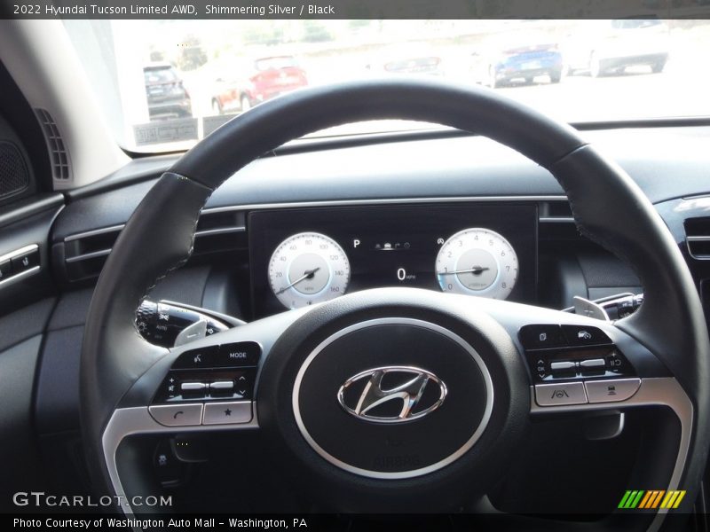 Shimmering Silver / Black 2022 Hyundai Tucson Limited AWD