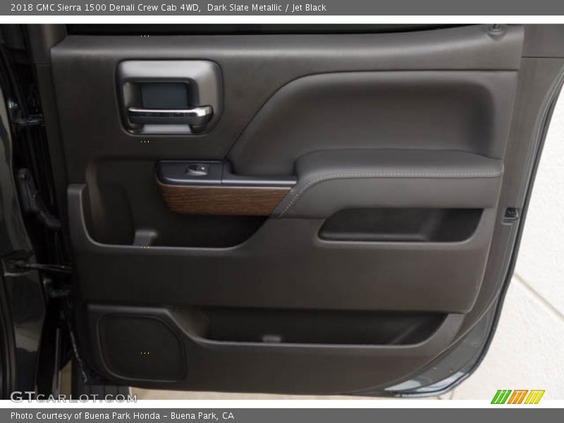 Dark Slate Metallic / Jet Black 2018 GMC Sierra 1500 Denali Crew Cab 4WD