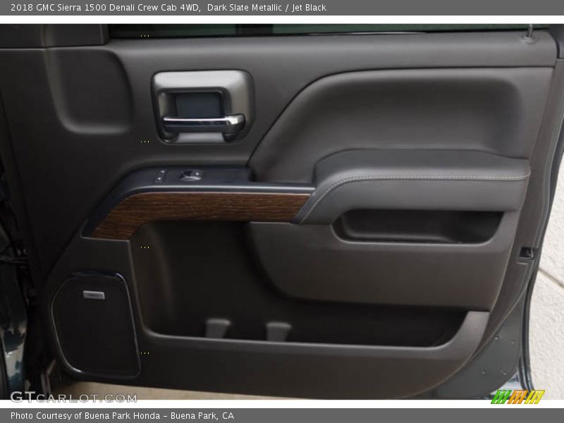 Dark Slate Metallic / Jet Black 2018 GMC Sierra 1500 Denali Crew Cab 4WD