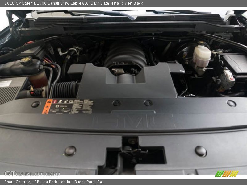 Dark Slate Metallic / Jet Black 2018 GMC Sierra 1500 Denali Crew Cab 4WD