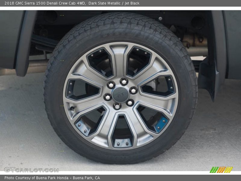 Dark Slate Metallic / Jet Black 2018 GMC Sierra 1500 Denali Crew Cab 4WD