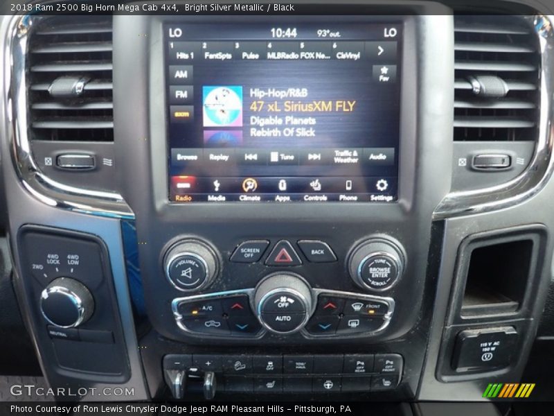 Controls of 2018 2500 Big Horn Mega Cab 4x4