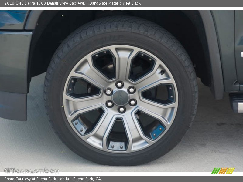 Dark Slate Metallic / Jet Black 2018 GMC Sierra 1500 Denali Crew Cab 4WD