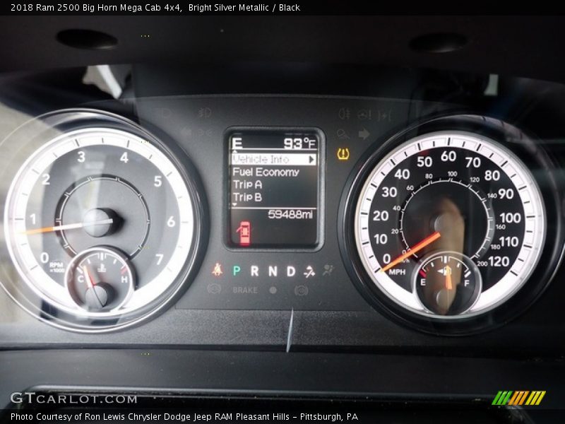  2018 2500 Big Horn Mega Cab 4x4 Big Horn Mega Cab 4x4 Gauges