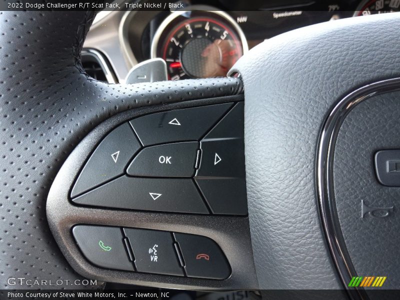 Triple Nickel / Black 2022 Dodge Challenger R/T Scat Pack