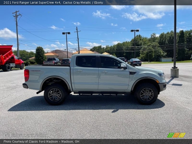 Cactus Gray Metallic / Ebony 2021 Ford Ranger Lariat SuperCrew 4x4