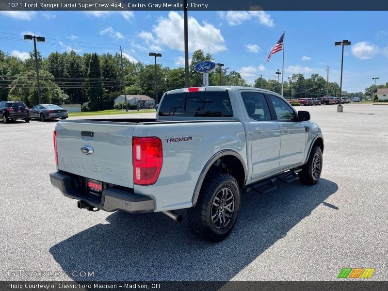 Cactus Gray Metallic / Ebony 2021 Ford Ranger Lariat SuperCrew 4x4