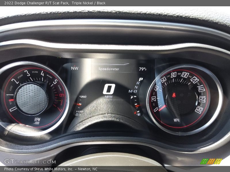 Triple Nickel / Black 2022 Dodge Challenger R/T Scat Pack