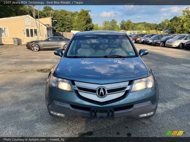 Steel Blue Metallic / Taupe 2007 Acura MDX Technology