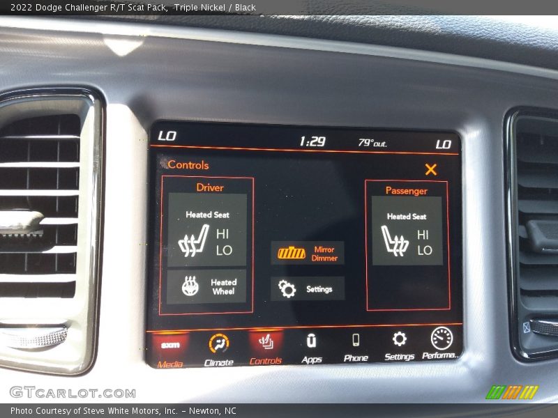 Triple Nickel / Black 2022 Dodge Challenger R/T Scat Pack