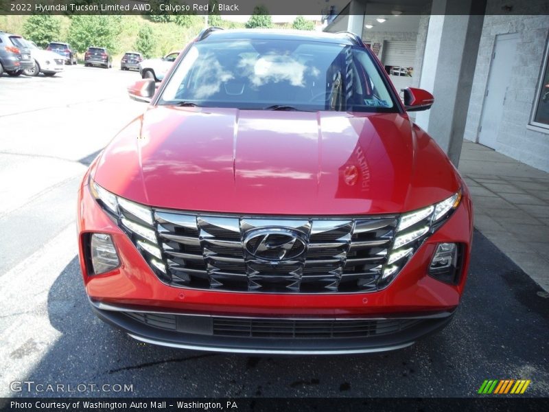 Calypso Red / Black 2022 Hyundai Tucson Limited AWD