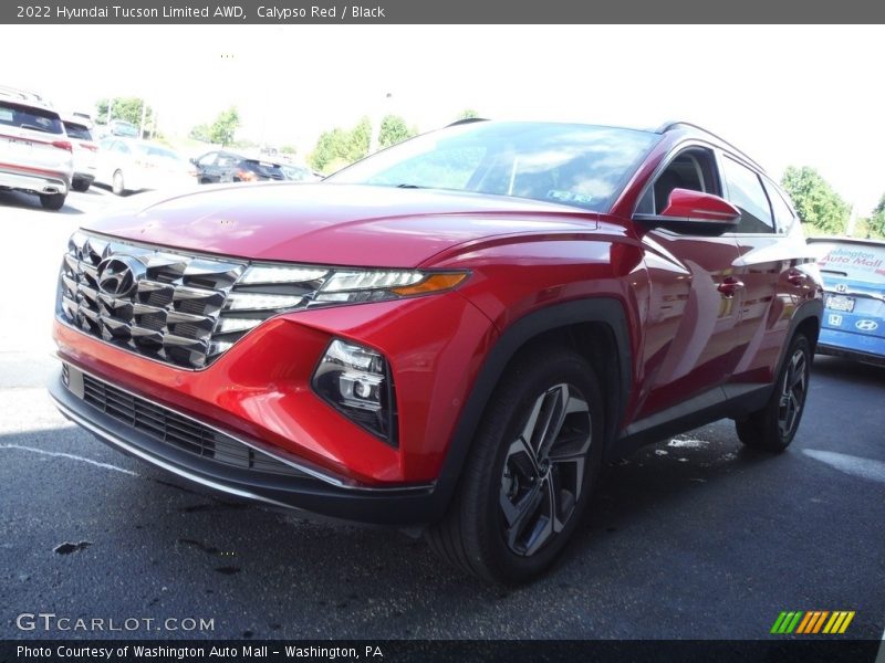 Calypso Red / Black 2022 Hyundai Tucson Limited AWD