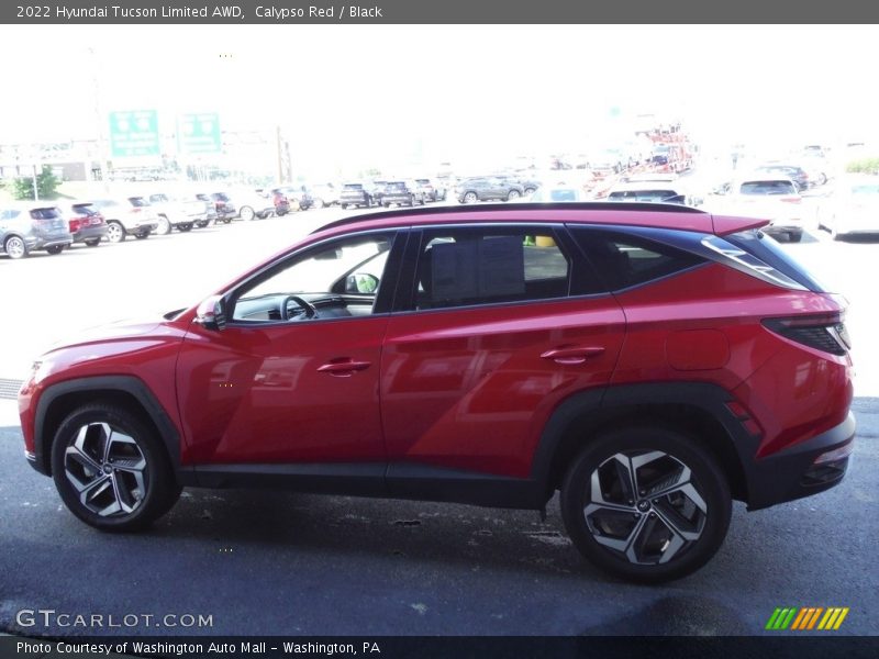Calypso Red / Black 2022 Hyundai Tucson Limited AWD