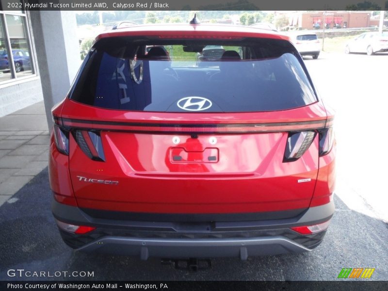 Calypso Red / Black 2022 Hyundai Tucson Limited AWD