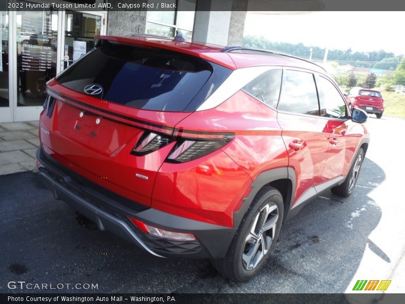 Calypso Red / Black 2022 Hyundai Tucson Limited AWD