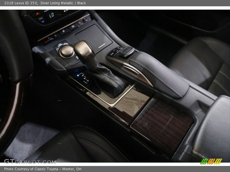 Silver Lining Metallic / Black 2018 Lexus ES 350