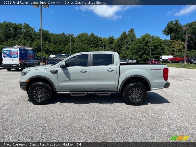  2021 Ranger Lariat SuperCrew 4x4 Cactus Gray Metallic