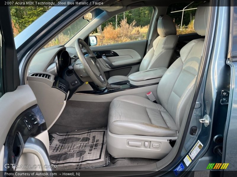 Steel Blue Metallic / Taupe 2007 Acura MDX Technology