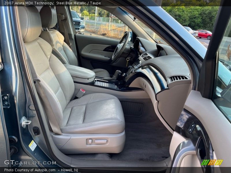 Steel Blue Metallic / Taupe 2007 Acura MDX Technology