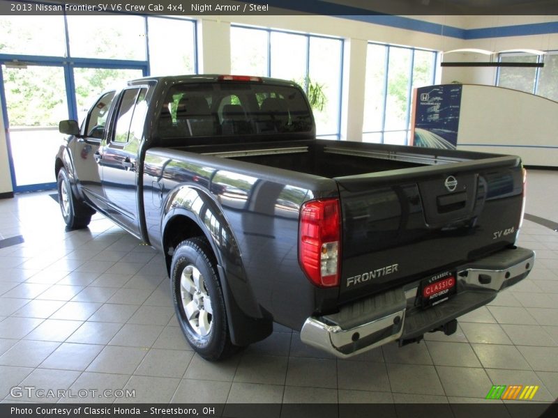 Night Armor / Steel 2013 Nissan Frontier SV V6 Crew Cab 4x4