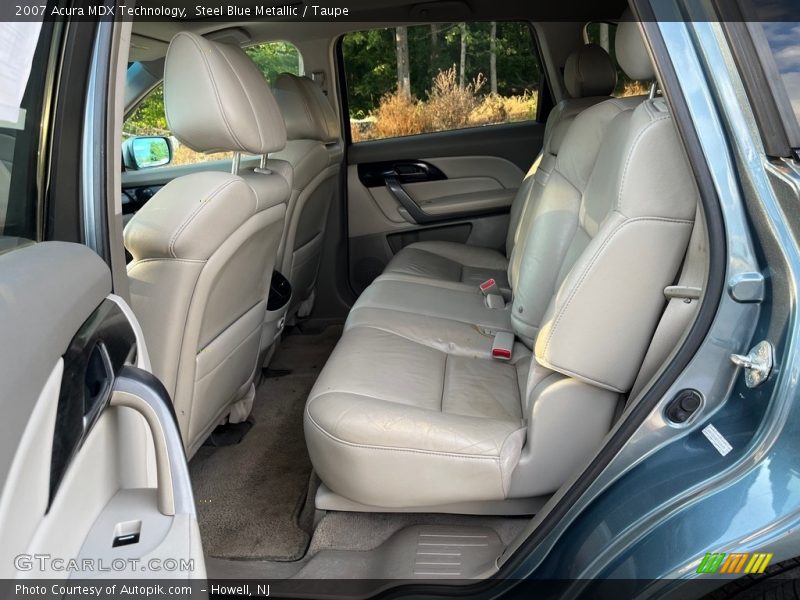 Steel Blue Metallic / Taupe 2007 Acura MDX Technology