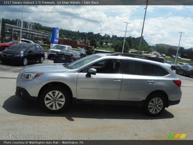 Ice Silver Metallic / Slate Black 2017 Subaru Outback 2.5i Premium