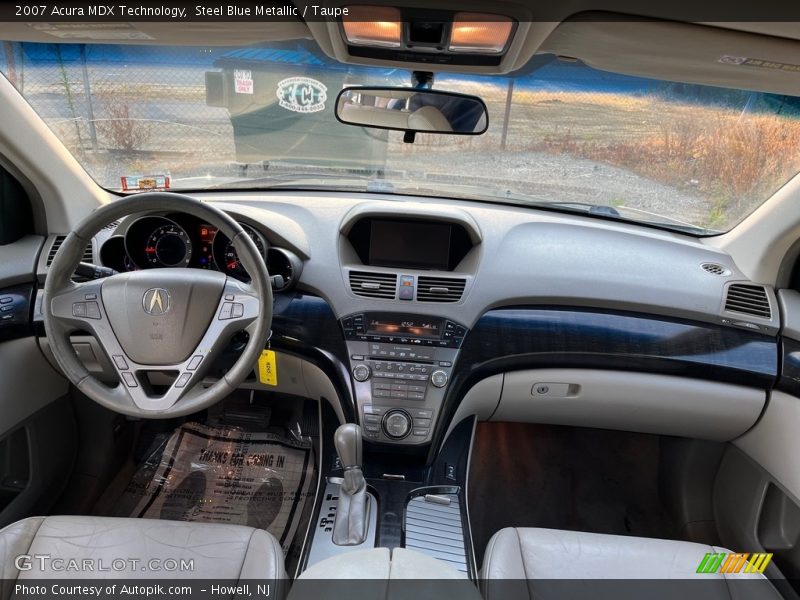 Steel Blue Metallic / Taupe 2007 Acura MDX Technology