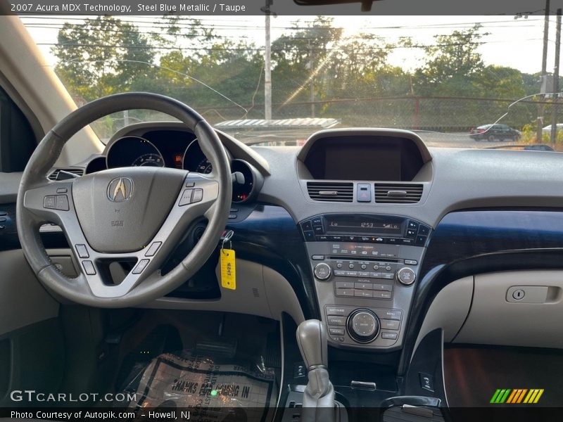 Steel Blue Metallic / Taupe 2007 Acura MDX Technology