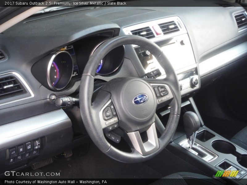 Ice Silver Metallic / Slate Black 2017 Subaru Outback 2.5i Premium