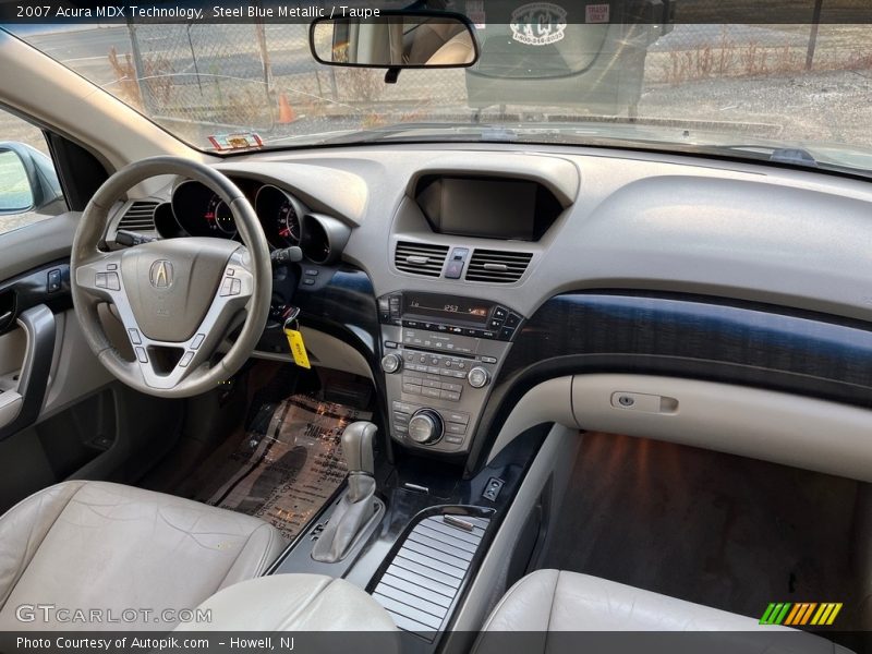 Steel Blue Metallic / Taupe 2007 Acura MDX Technology