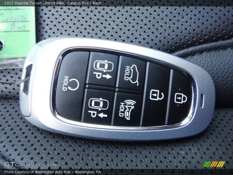 Calypso Red / Black 2022 Hyundai Tucson Limited AWD