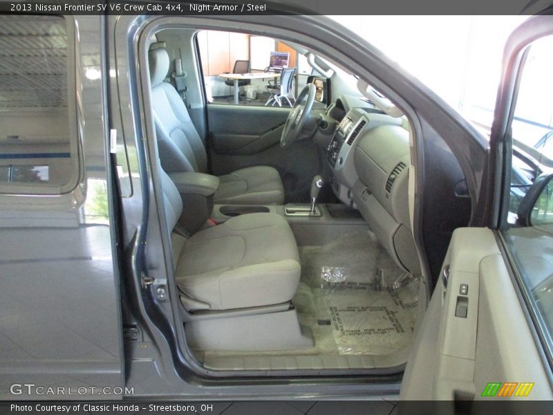 Front Seat of 2013 Frontier SV V6 Crew Cab 4x4