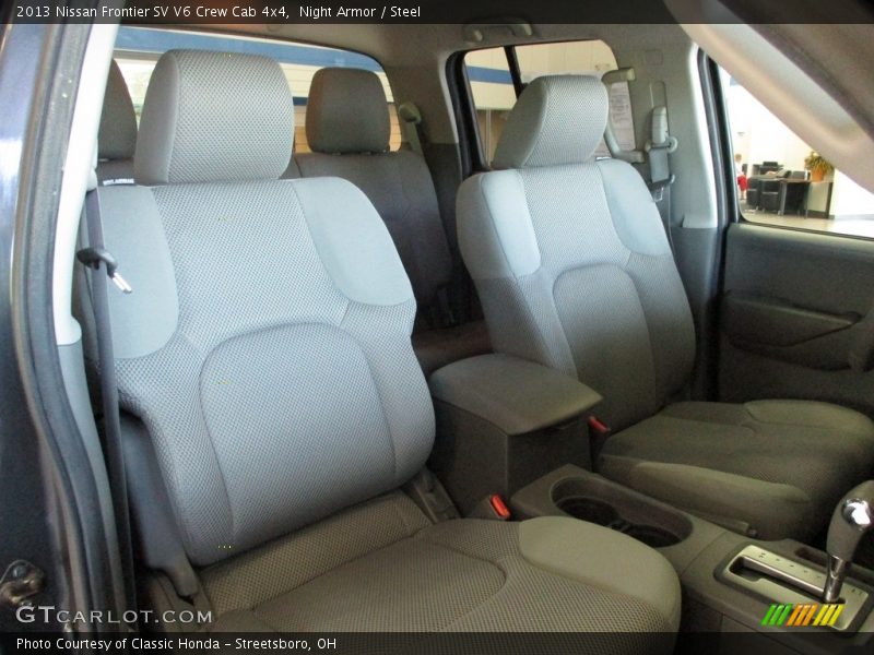 Front Seat of 2013 Frontier SV V6 Crew Cab 4x4