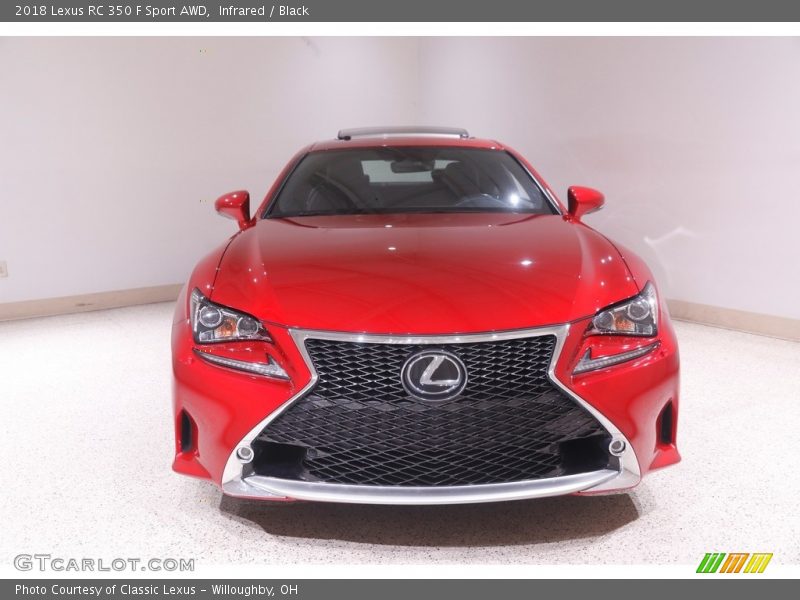 Infrared / Black 2018 Lexus RC 350 F Sport AWD