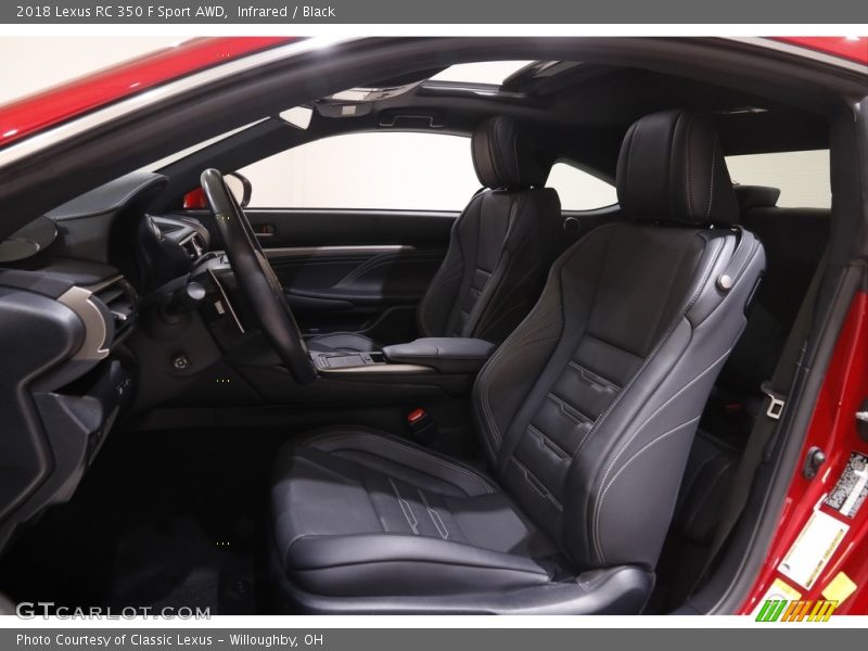 Infrared / Black 2018 Lexus RC 350 F Sport AWD