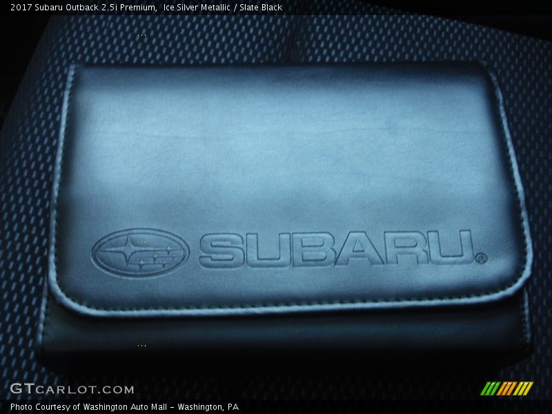 Ice Silver Metallic / Slate Black 2017 Subaru Outback 2.5i Premium