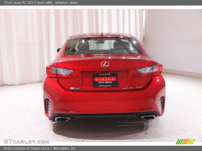 Infrared / Black 2018 Lexus RC 350 F Sport AWD